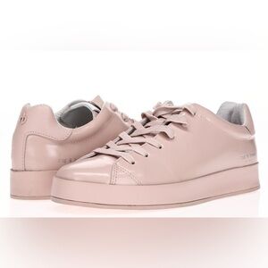 Rag & Bone Blush Pink leather Sneakers RB1 41 feminine casual everyday capsule